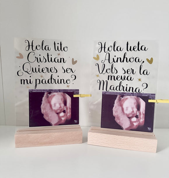Metacrilato ¿Quieres ser madrina/padrino?