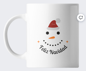 TAZA PERSONALIZADA "FELIZ NAVIDAD"