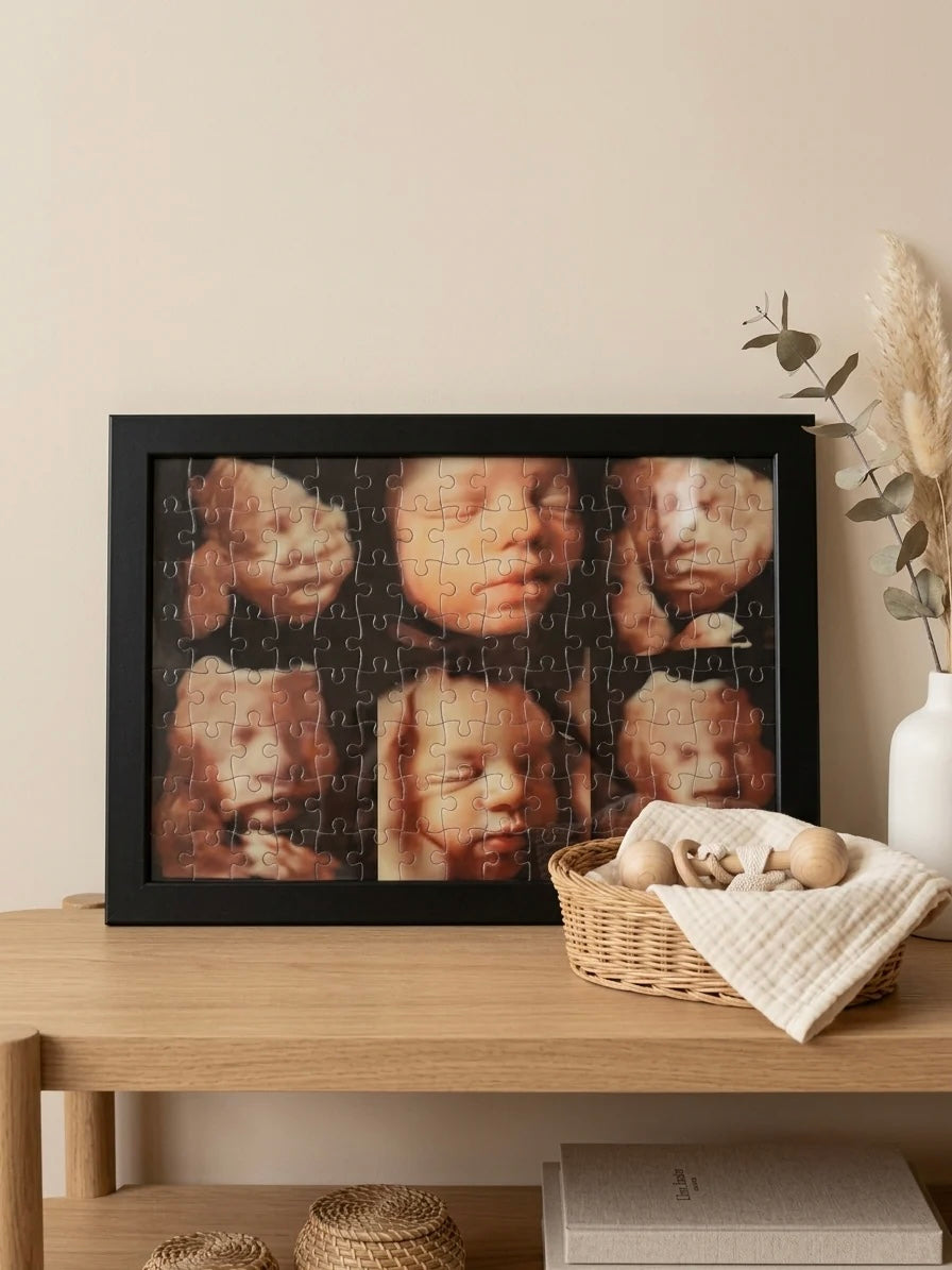Puzzle Personalizado con Ecografía 5D | Regalo Original para Futuros Padres