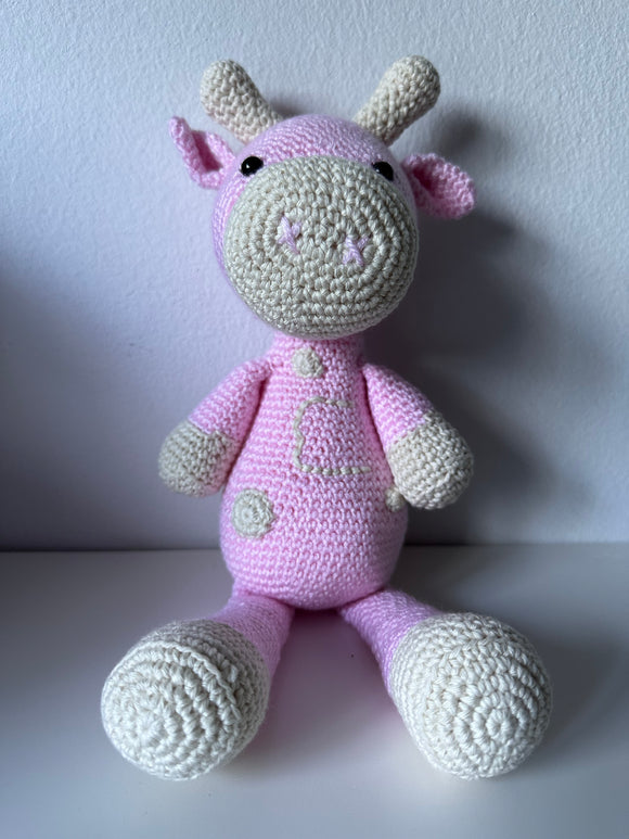 MUÑECO DE APEGO GIRAJA ROSA